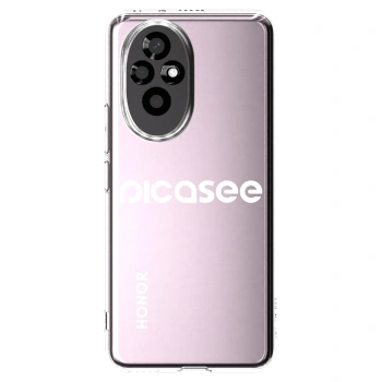 Picasee husă transparentă din silicon pentru Honor 200 5G - Picasee - new logo - white