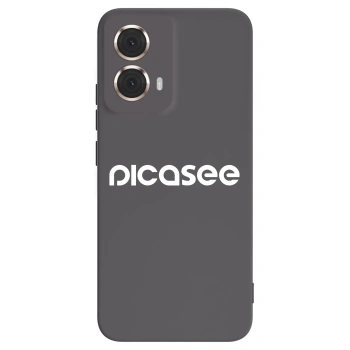 Picasee husă neagră din silicon pentru Motorola Moto G85 - Picasee - new logo - white