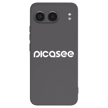 Picasee husă neagră din silicon pentru OnePlus Nord 4 - Picasee - new logo - white