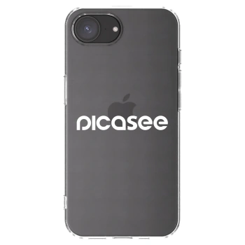 Picasee husă transparentă din silicon pentru Apple iPhone 16e - Picasee - new logo - white