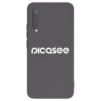 Husă pentru Xiaomi Mi 9 - Picasee - new logo - white