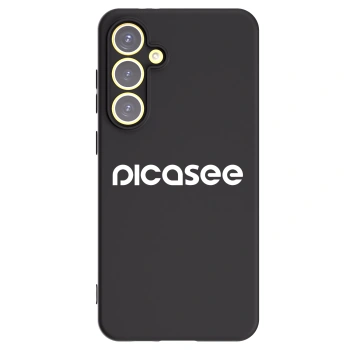 Picasee husă neagră din silicon pentru Samsung Galaxy S24 FE S721B - Picasee - new logo - white