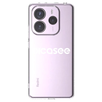 Picasee husă transparentă din silicon pentru Xiaomi Redmi Note 14 5G - Picasee - new logo - white