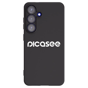 Picasee husă neagră din silicon pentru Samsung Galaxy S25 5G - Picasee - new logo - white