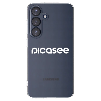 Picasee husă transparentă din silicon pentru Samsung Galaxy S25 5G - Picasee - new logo - white