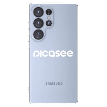 Picasee husă transparentă din silicon pentru Samsung Galaxy S25 Ultra 5G - Picasee - new logo - white