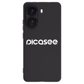 Picasee husă neagră din silicon pentru Xiaomi Poco X7 Pro 5G - Picasee - new logo - white