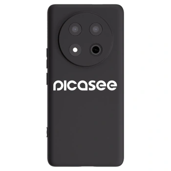 Picasee husă neagră din silicon pentru Honor Magic7 Lite 5G - Picasee - new logo - white