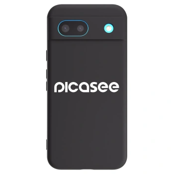 Picasee husă neagră din silicon pentru Google Pixel 8 - Picasee - new logo - white