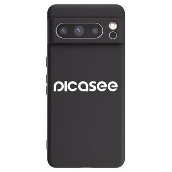 Picasee husă neagră din silicon pentru Google Pixel 8 Pro - Picasee - new logo - white