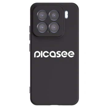 Picasee husă neagră din silicon pentru Xiaomi 15 - Picasee - new logo - white