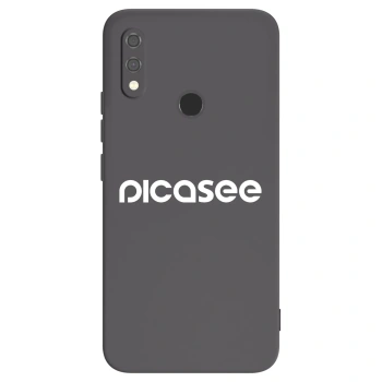 Picasee husă neagră din silicon pentru Xiaomi Redmi Note 7 - Picasee - new logo - white