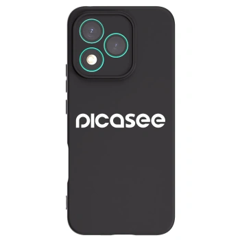 Picasee husă neagră din silicon pentru Honor 400 Lite 5G - Picasee - new logo - white