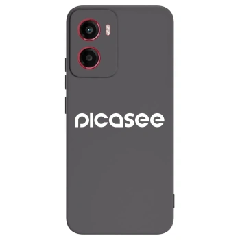 Picasee husă neagră din silicon pentru Motorola Moto G05 - Picasee - new logo - white