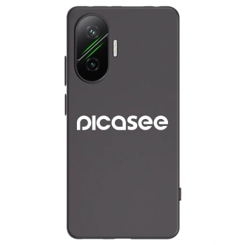 Picasee husă neagră din silicon pentru Xiaomi Poco F7 Pro 5G - Picasee - new logo - white