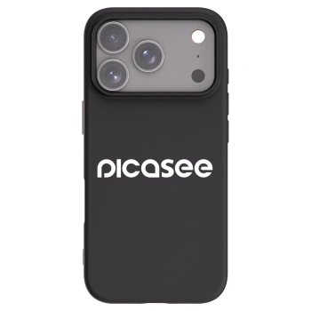 Picasee husă neagră din silicon pentru Apple iPhone 17 Pro - Picasee - new logo - white
