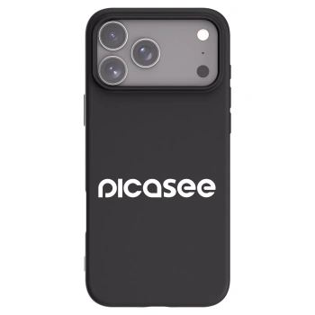 Picasee husă neagră din silicon pentru Apple iPhone 17 Pro Max - Picasee - new logo - white