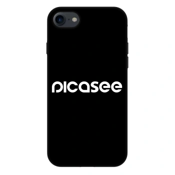 Husă pentru Apple iPhone 8 - Picasee - new logo - white