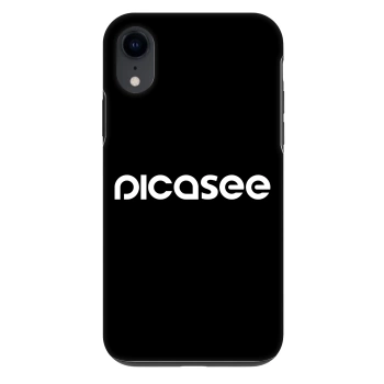 Husă pentru Apple iPhone XR - Picasee - new logo - white