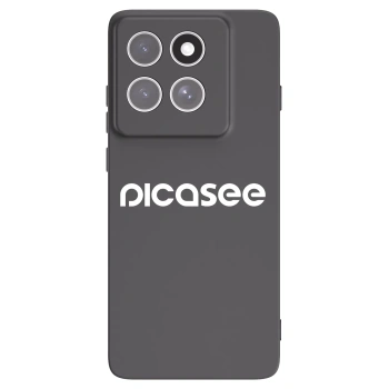 Picasee husă neagră din silicon pentru Motorola Edge 60 Pro - Picasee - new logo - white