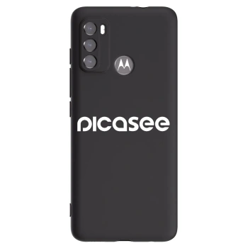 Picasee husă neagră din silicon pentru Motorola Edge 60 5G - Picasee - new logo - white