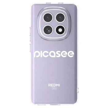 Picasee husă transparentă din silicon pentru Xiaomi Redmi Note 15 - Picasee - new logo - white