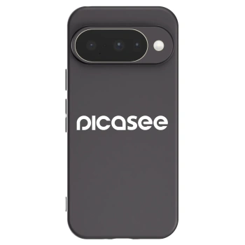Picasee husă neagră din silicon pentru Google Pixel 10 - Picasee - new logo - white