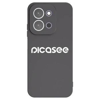 Picasee husă neagră din silicon pentru Xiaomi Redmi 15C 5G - Picasee - new logo - white