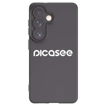 Picasee husă neagră din silicon pentru Samsung Galaxy S26 - Picasee - new logo - white