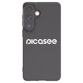 Picasee husă neagră din silicon pentru Samsung Galaxy S26+ - Picasee - new logo - white