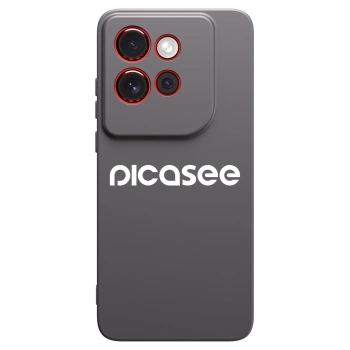Picasee husă neagră din silicon pentru Motorola Edge 60 Neo 5G - Picasee - new logo - white