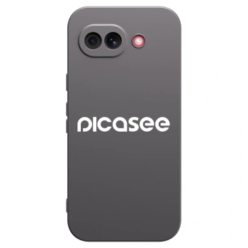 Picasee husă neagră din silicon pentru Google Pixel 10a - Picasee - new logo - white