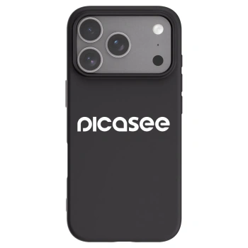 Picasee husă neagră din silicon pentru Apple iPhone 18 Pro - Picasee - new logo - white