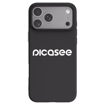 Picasee husă neagră din silicon pentru Apple iPhone 18 Pro Max - Picasee - new logo - white