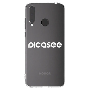 Picasee husă transparentă din silicon pentru Honor 20 Lite - Picasee - new logo - white