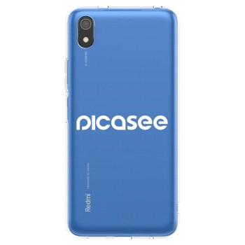 Picasee husă transparentă din silicon pentru Xiaomi Redmi 7A - Picasee - new logo - white