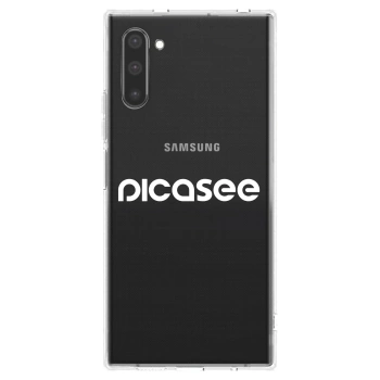 Picasee husă transparentă din silicon pentru Samsung Galaxy Note 10 N970F - Picasee - new logo - white