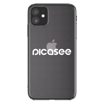 Picasee husă transparentă din silicon pentru Apple iPhone 11 - Picasee - new logo - white