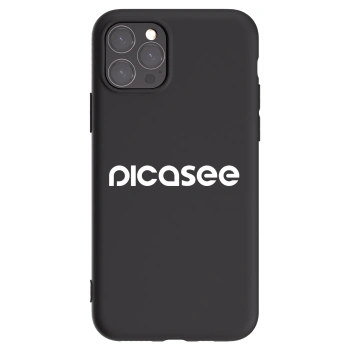 Picasee husă neagră din silicon pentru Apple iPhone 11 Pro - Picasee - new logo - white