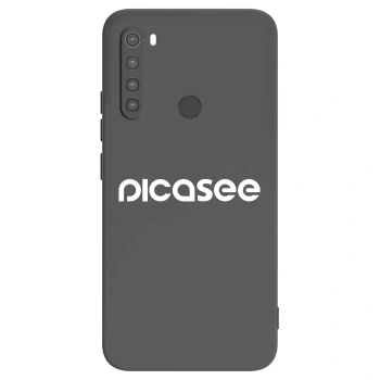 Picasee husă neagră din silicon pentru Xiaomi Redmi Note 8 - Picasee - new logo - white
