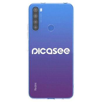 Picasee husă transparentă din silicon pentru Xiaomi Redmi Note 8T - Picasee - new logo - white