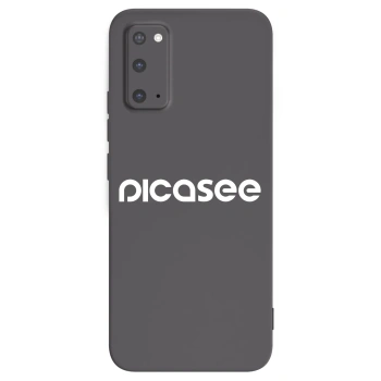 Picasee husă neagră din silicon pentru Samsung Galaxy S20 G980F - Picasee - new logo - white