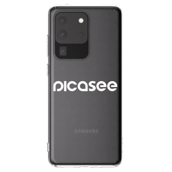 Picasee husă transparentă din silicon pentru Samsung Galaxy S20 Ultra 5G G988F - Picasee - new logo - white