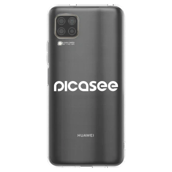 Picasee husă transparentă din silicon pentru Huawei P40 Lite - Picasee - new logo - white