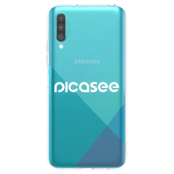 Picasee husă transparentă din silicon pentru Samsung Galaxy A30s A307F - Picasee - new logo - white