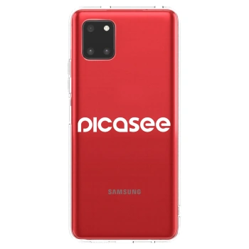 Picasee husă transparentă din silicon pentru Samsung Galaxy Note 10 Lite N770F - Picasee - new logo - white