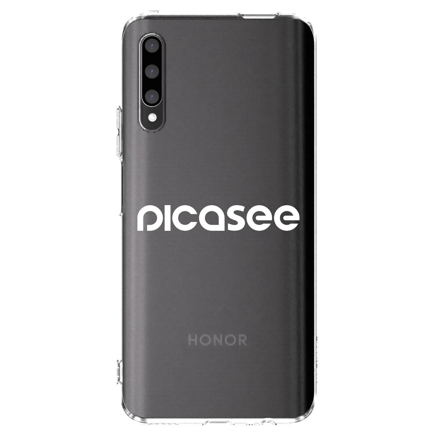 Picasee husă transparentă din silicon pentru Honor 9X Pro - Picasee - new logo - white