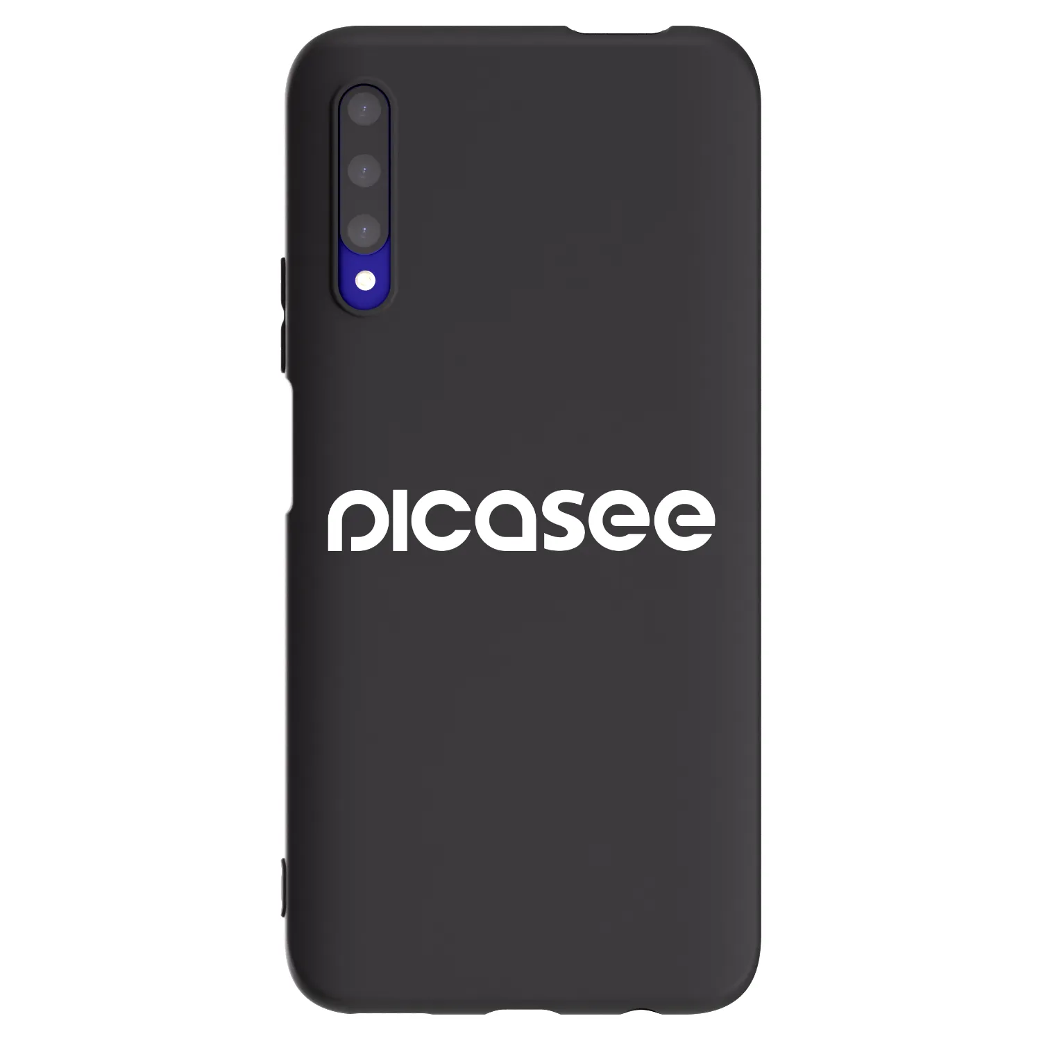Picasee husă neagră din silicon pentru Honor 9X Pro - Picasee - new logo - white