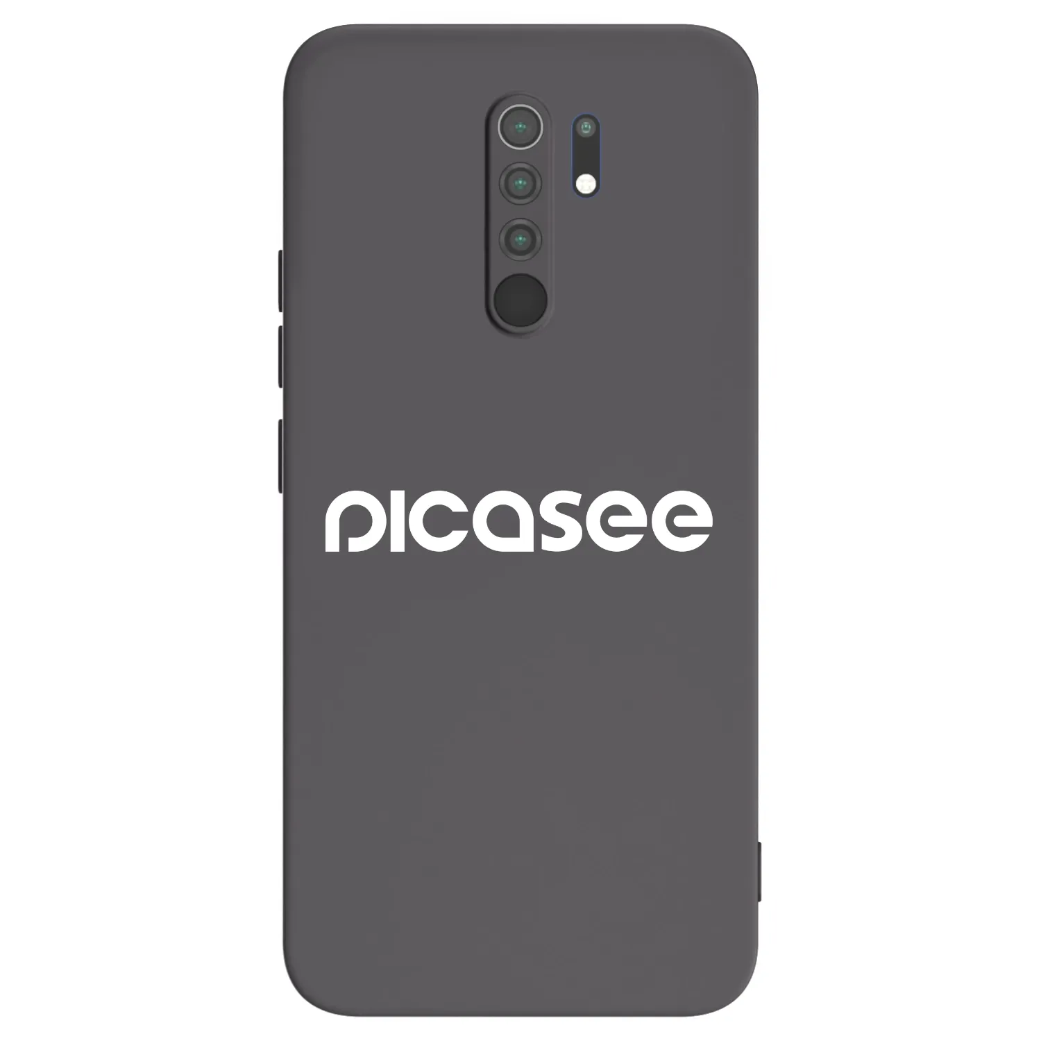 Picasee husă neagră din silicon pentru Xiaomi Redmi 9 - Picasee - new logo - white
