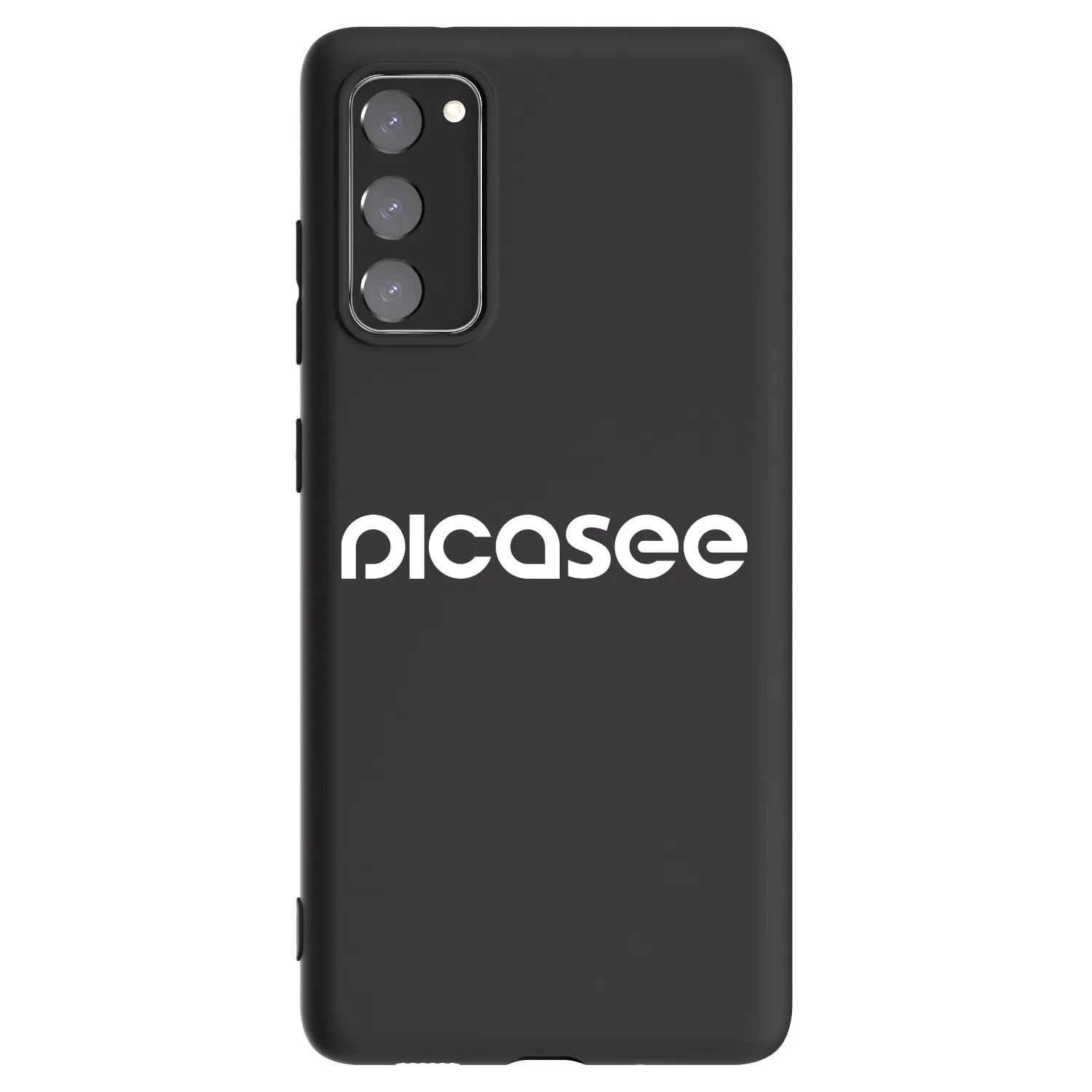 Picasee husă neagră din silicon pentru Samsung Galaxy S20 FE - Picasee - new logo - white
